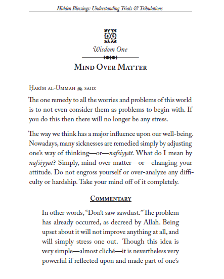 Hidden Blessings: Forty Wisdoms Behind Calamities, Difficulties, Trials, & Tribulations